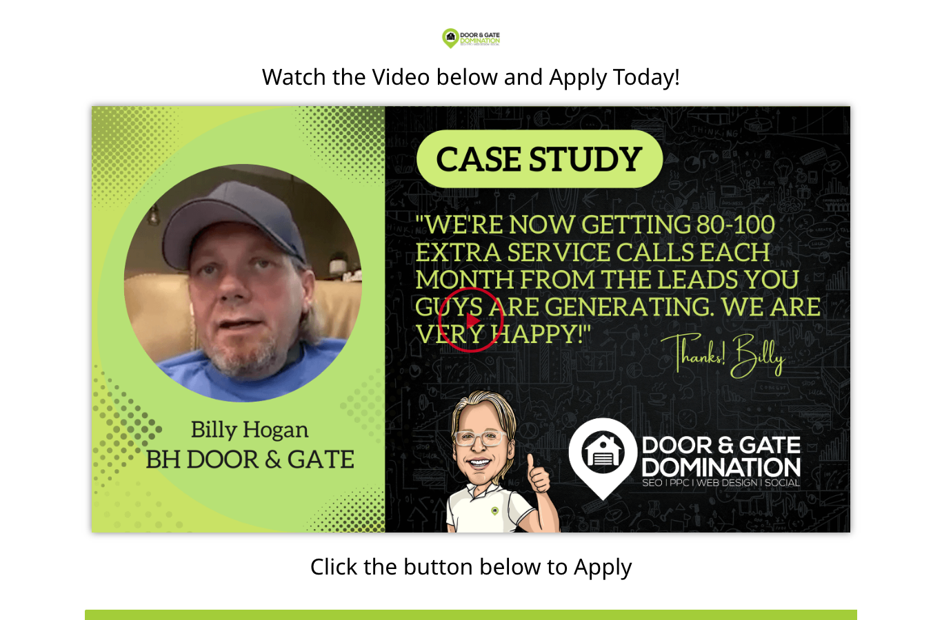 Door & Gate Domination funnel