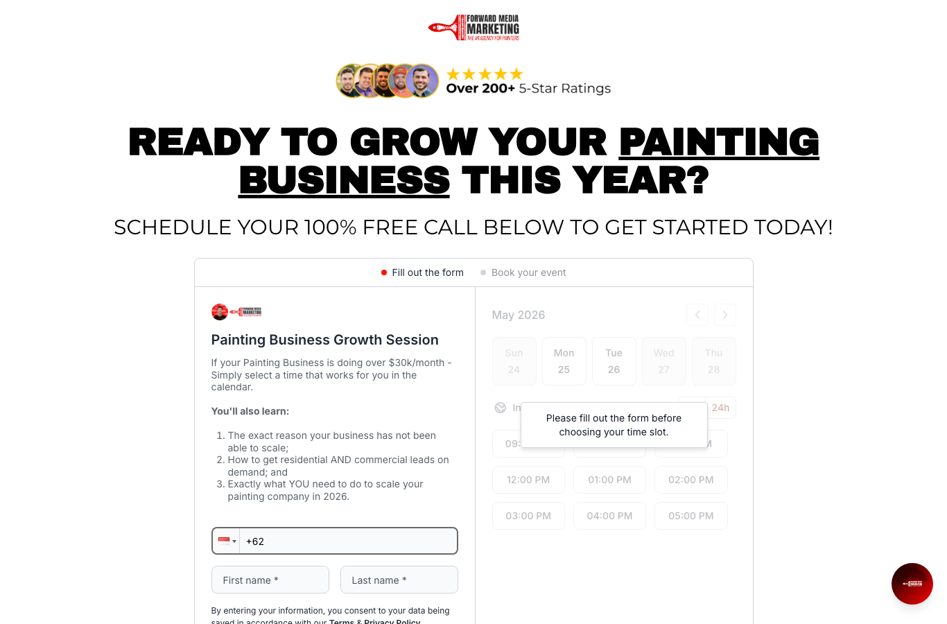 Forward Media Marketing funnel