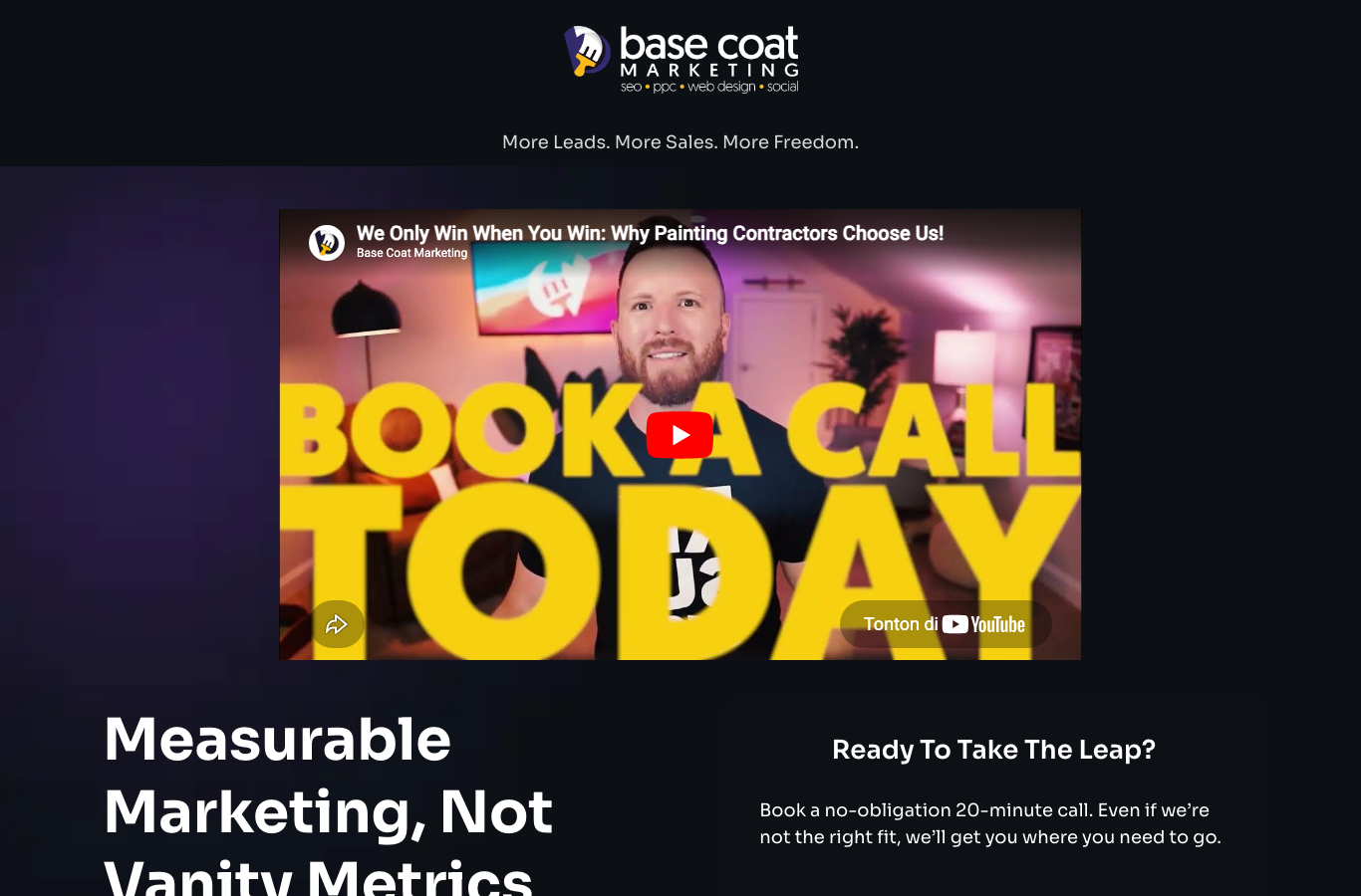 Base Coat Marketing funnel