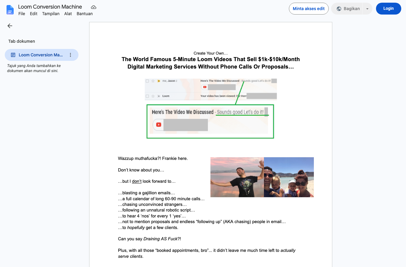 Beyond Agency Profits funnel