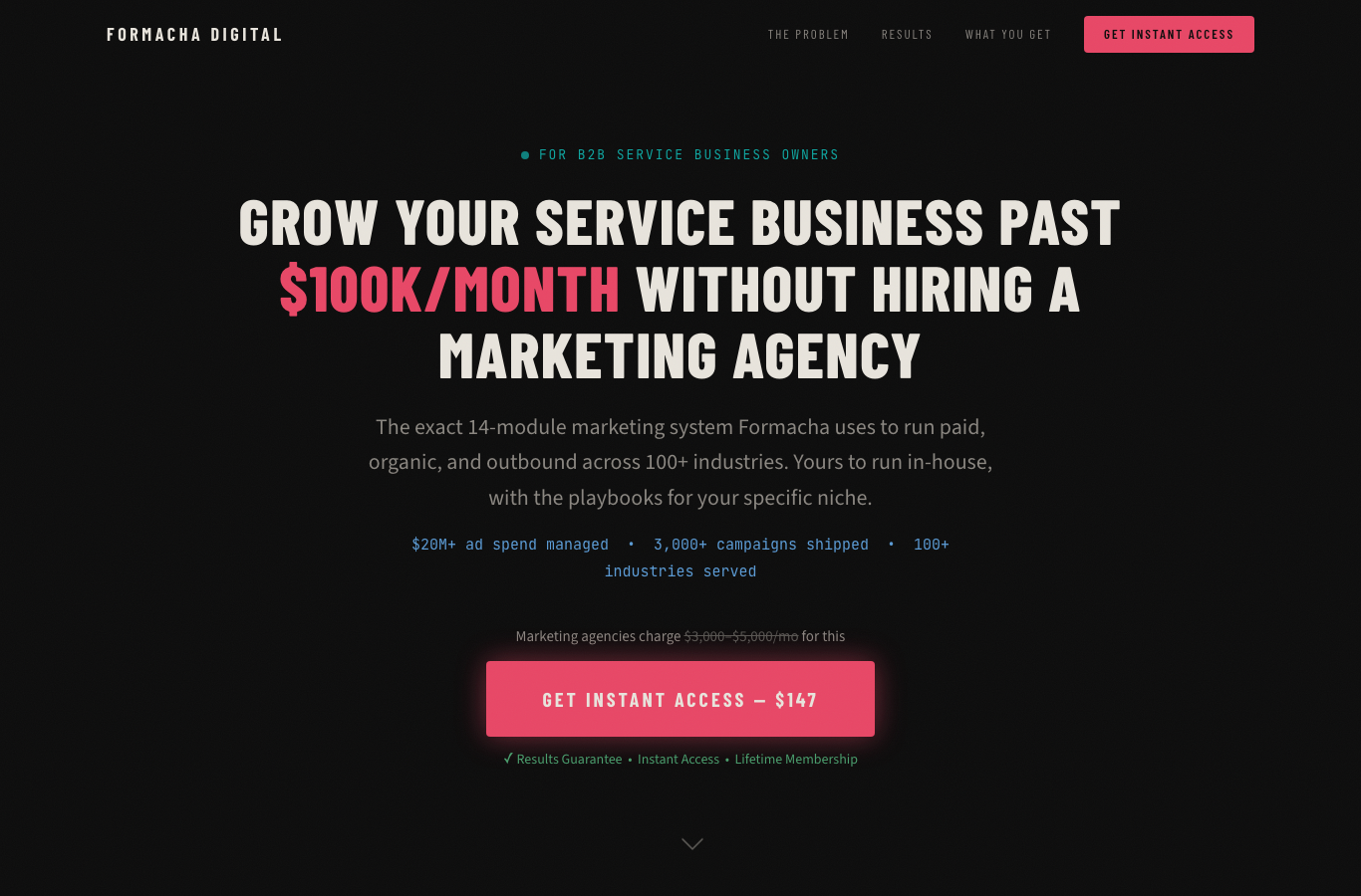 Formacha Digital - Private Security Marketing funnel
