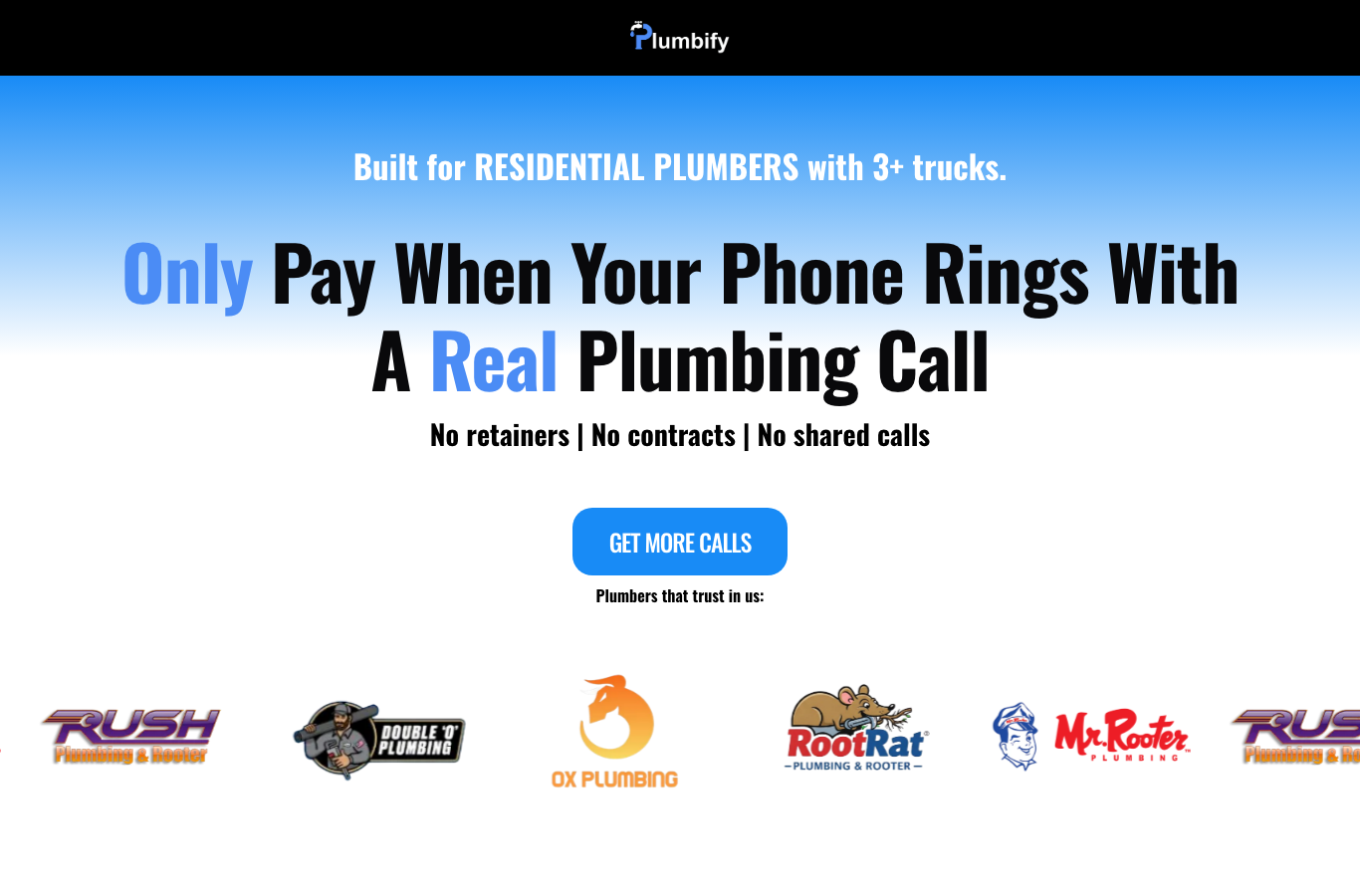 Plumbify funnel