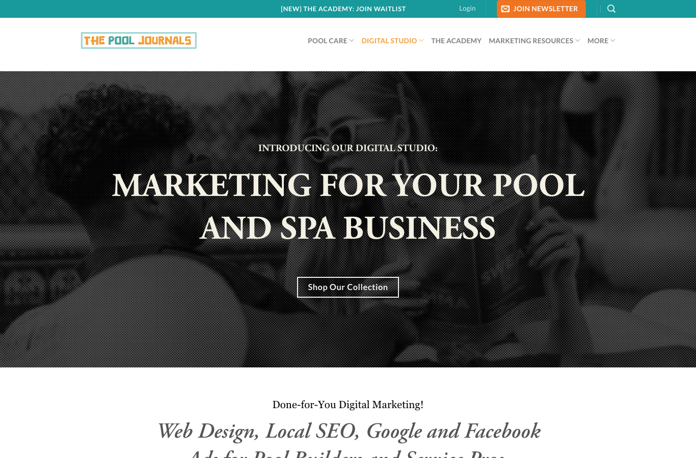 The Pool Journals funnel