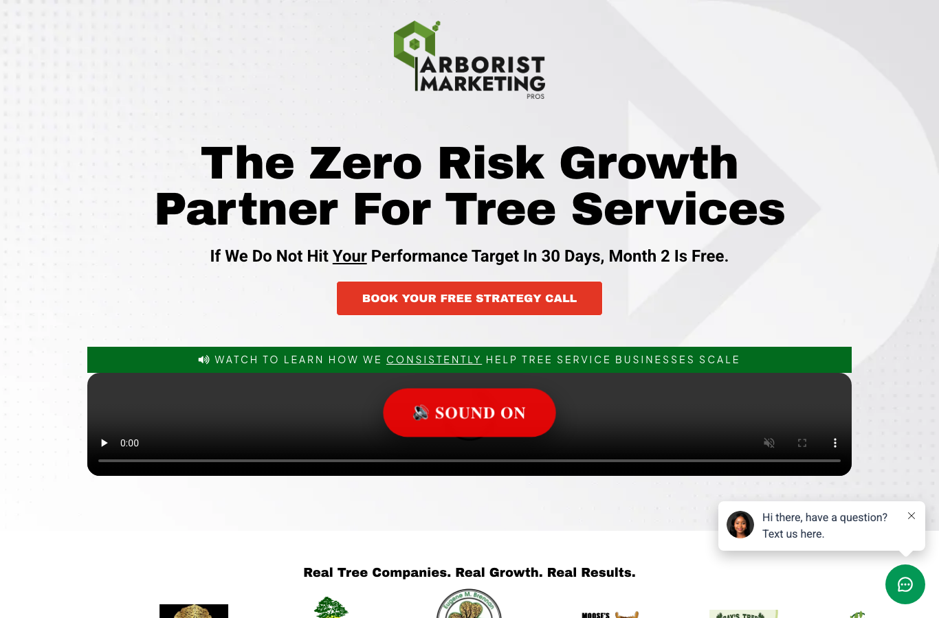 Arborist Marketing Pros funnel