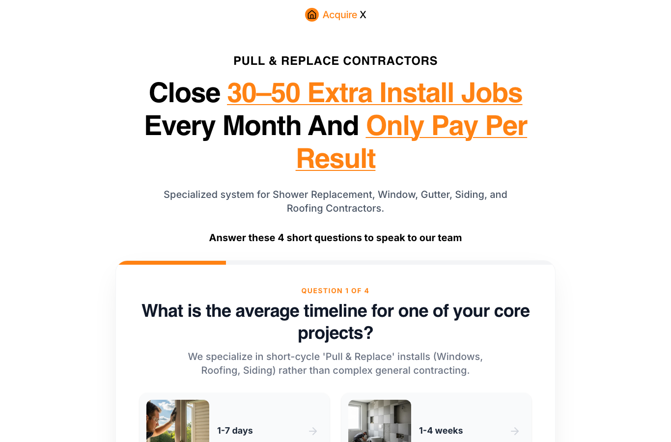Acquire GC Growth funnel